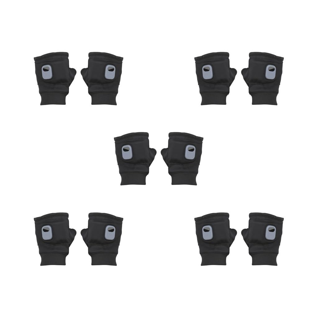Guantes calefactables recargables de 360 grados. Disfruta de la calidez en todas partes, guantes calefactables recargables con calefacción de 360 grados, color negro eléctrico