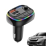 Kfz-Ladegerät für Telefone – Schnellladegerät, tragbarer Musik-Player | FM-Transmitter...
