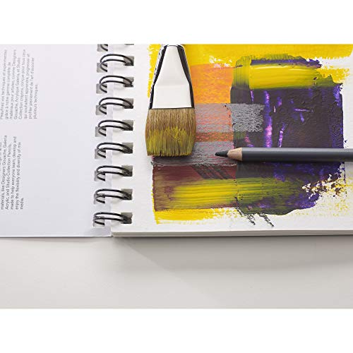 Winsor & Newton Mixed Media Spiral Pad, A4, 250gsm, 30 Sheets, White, 8.3" x 11.7" - Image 3