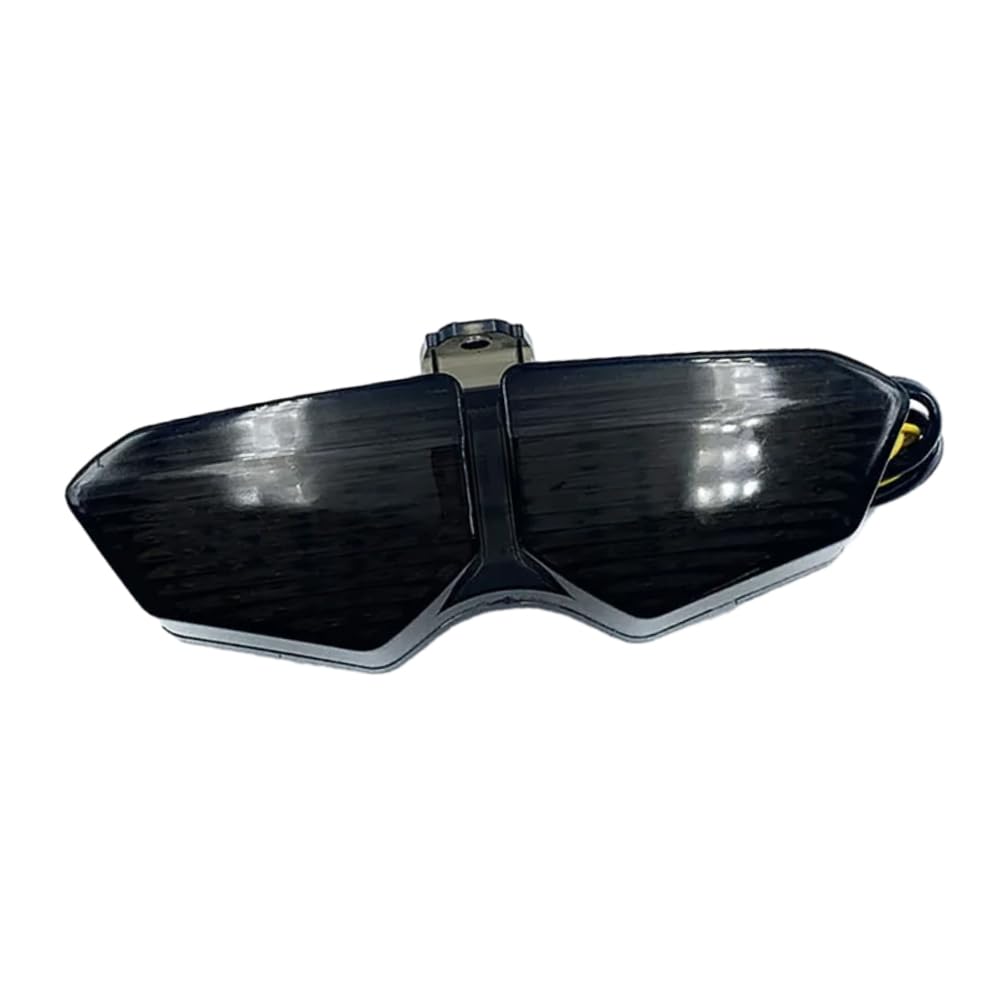 Riloer Tylne światło motocyklowe LED, tylne światła 12 V, światło hamowania i kierunkowskaz, światło hamowania i stop na krawędzi tylnego błotnika kompatybilne z YAMAHA