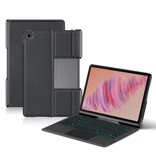 Teclado Lenovo Tab Plus 11.5 con panel táctil y ratón Bluetooth negro 4