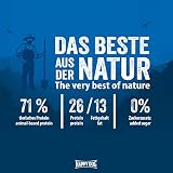Happy Dog 60694 – NaturCroq Junior – Alleinfutter mit Kräutern für Junghunde ab 6. bis 18. Monate – 1 kg Inhalt