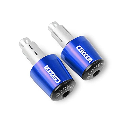 Bouchons de guidon bleus contre vibrations pour Honda CB1000R