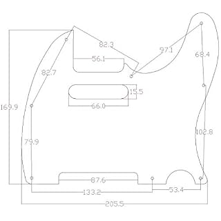Dopro Pickguard de guitare 8 trous pour guitare Fender Telecaster USA/Mexican Argenté miroir - Les Beatles, Paul McCartney, John Lennon, RIngo Starr, George Harrison Dopro Pickguard de guitare 8 trous pour guitare Fender Telecaster USA/Mexican Argenté miroir – Image 4