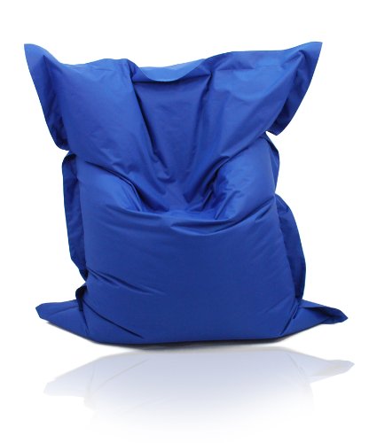 Kinzler S-10026/18 XXL Riesensitzsack, 140x180 cm, Sitzsack Outdoor Indoor, in vielen verschiedenen Farben, mit Innensack, royalblau