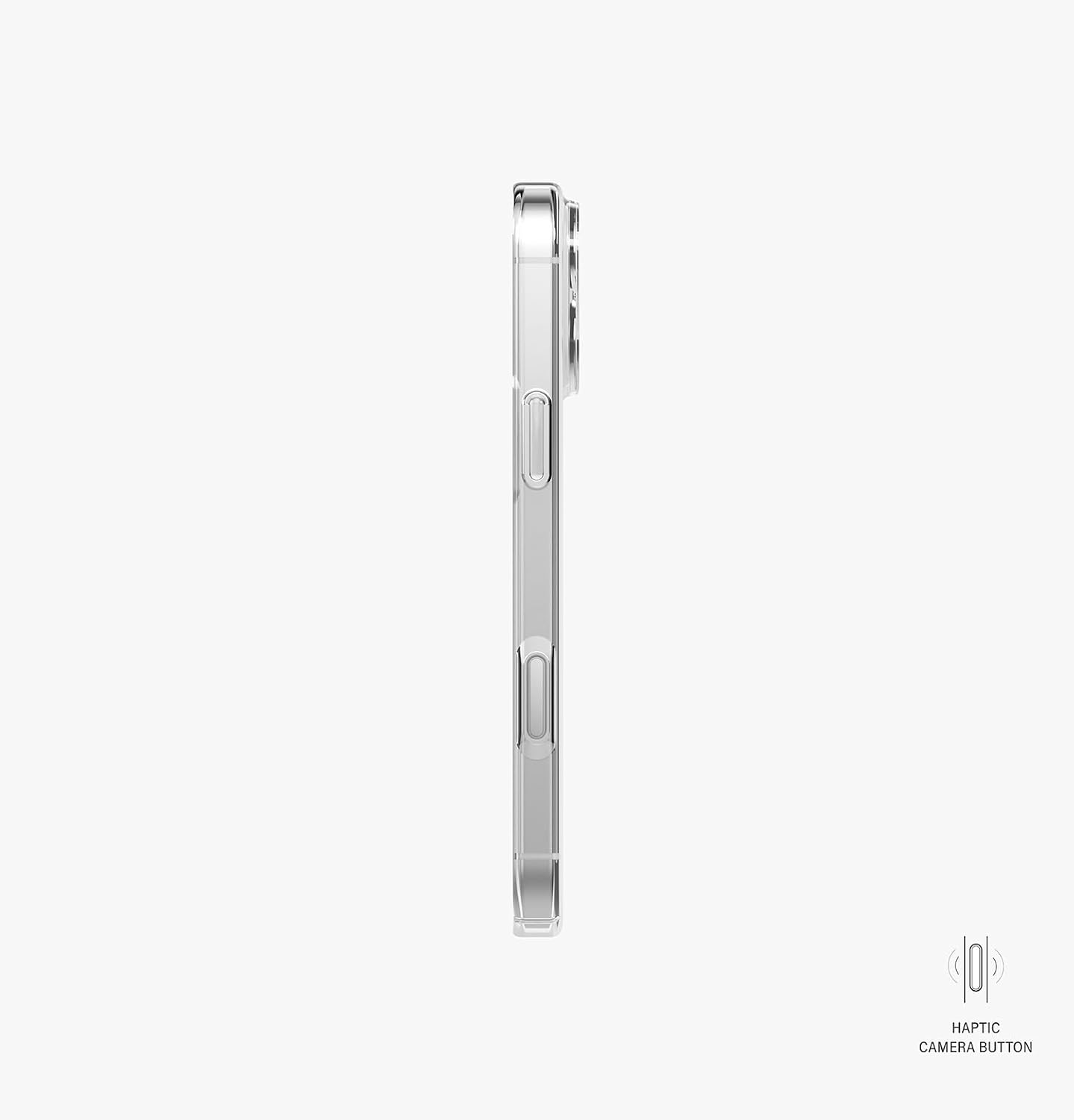 UNIQ AIRSUIT iPhone 17 Pro Max Case (Clear/White) Slim Minimalist Case + Enhanced Magsafe Magnetic Charging Ring