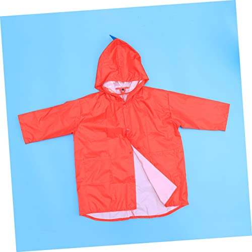Unisex Children's Raincoat with Dinosaur Hood Boys and Girls Raincoat Boys Girls Xxl4