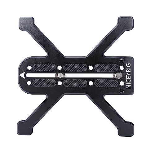 NICEYRIG Camera Quick Release Plate for Manfrotto-Type