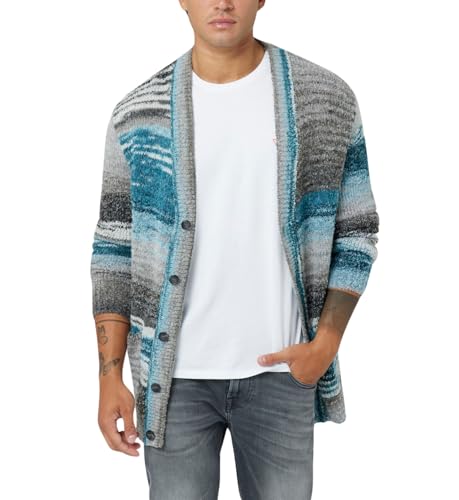 GUESS Men's Edoardo Space Dye Cardi Sweater