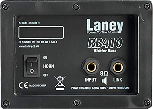 Laney RICHTER Series R410 – Bass Guitar Enclosure – 800W 8 ohm – 4 x 10 inch Woofers Plus Horn - Les Beatles, Paul McCartney, John Lennon, RIngo Starr, George Harrison Laney RICHTER Series R410 - Bass Guitar Enclosure - 800W 8 ohm - 4 x 10 inch Woofers Plus Horn – Image 5