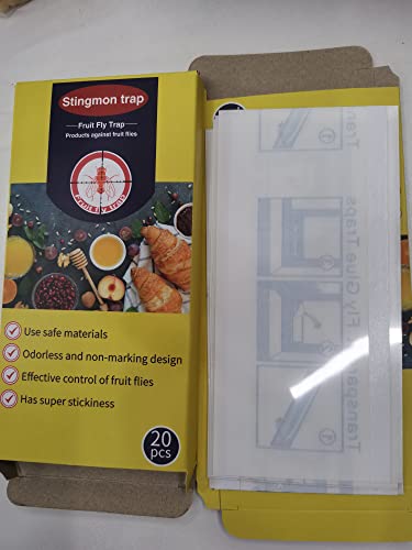 20 Pegatinas Transparentes de Trampa para Moscas Cover
