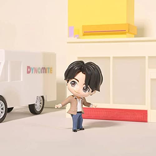 Miniatura 4 de Kpop Bangtan Group - Juego de figuras de decoración para tartas, 7 piezas, decoraciones de cupcakes, suministros de fiesta de cumpleaños, regalo