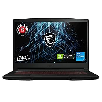MSI GF63 15.6″ 144 Hz Gaming Laptop Intel Core i5-11400H RTX 3050 16GB 512GB NVMe SSD Win11 (11UC-263)