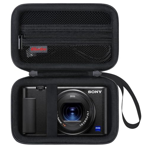L'elegante porta porta porta porta-oggetti digitali è dotato di elastici. Può riparare Sony ZV-1 / ZV-1F / ZV-1 II fotocamera digitale con custodia saldamente ed evitare scosse a volontà. La custodia ultra portatile Sony ZV-1 / ZV-1F / ZV-1 II fotocamera digitale leggera e compatta, facile da mettere in zaini, tracolla e bagagli, ideale per l'uso quotidiano e i viaggi.