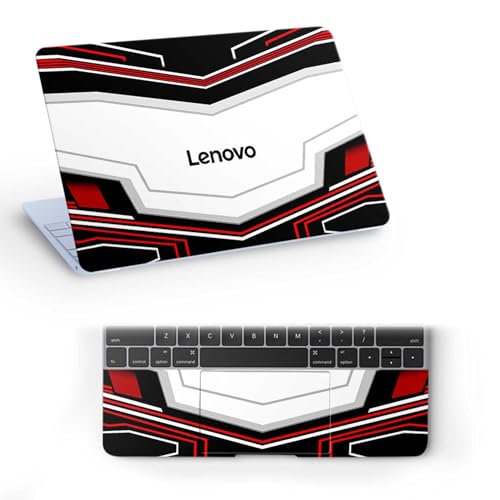 Image of Pattern L11 Top+Wrist Pad Vinyl Laptop Skin /Sticker /Cover for 14 Inches Laptops Laminated-Removable-HD Quality Compatible for Lenovo (13.8x9.6 Inches)