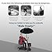 Sunshade Umbrella with Holder for Baby Stroller, Golf Cart, Bicycle - Eccentric Shaft Design, Fits for 0.78