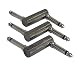 Sendt 1/4 inch (6.3mm) Male to Male Mono Offset Effects Pedal Coupler 3 Pack