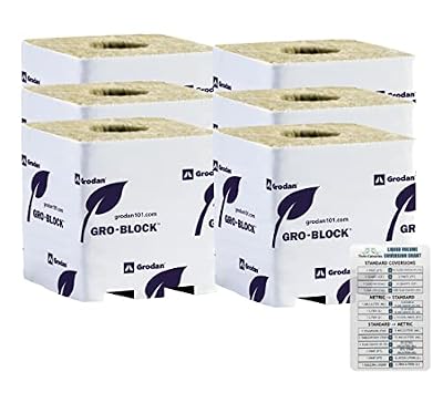Grodan Rockwool Delta GRO Blocks | 4" Cube - Pack