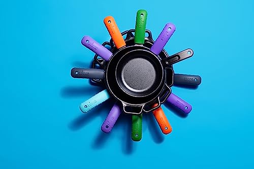 Lodge Bold Dishwasher Safe Silicone Hot Handle Holder, Vivid Purple - image 4