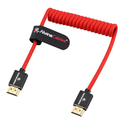 Alvin's Cables 8K HDMI Coiled Cable