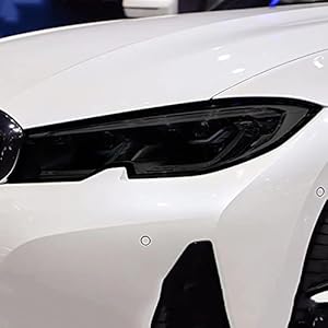 CGFZNUB Auto Koplamp Beschermfolie Restauratie Transparant Zwart TPU Sticker, Voor BMW 3 Serie G20 G21 2019 2020…