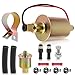 AUTOKAY Universal 6 Volt Electric Fuel Pump w/Installation Kit Inline Type 5-8 PSI 5/16 Inlet & Outlet Compatible with Carbureted Models E8011 SP1124