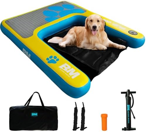 Beyond Marina PUP ON Inflatable Dog Pool Ramp (250 lb)