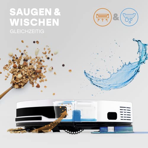 Zaco V6 Saugroboter mit Wischfunktion für effiziente Bodenreinigung