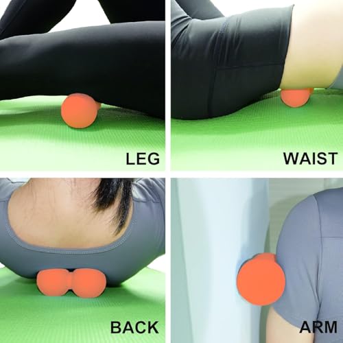 Image of Bodylastics Peanut Massage Ball For Total Body Deep Tissue Massage, Physiotherapy, Trigger Point Therapy, Muscle Knots, Myofascial Release