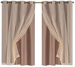 Cortina Blackout Blecaute Corta 100% a Luz Voal Liso 2,00 x 1,40 Metros Sala Quarto Casal Infantil (Avela)