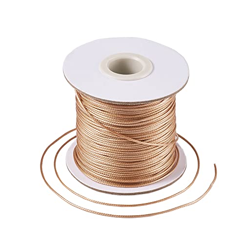 Cordón de poliéster encerado   Cheriswelry          de 1 mm para tejer pulseras de macramé 2