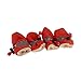 Sperrins 4PCS Dog Boots Anti-Slip Shoes Dog Cotton Shoes Pet Paw Protector for Small Medium Dogs and Puppies