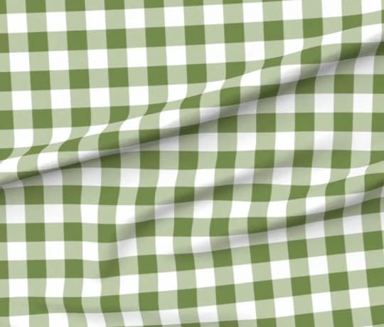 The Yard - Tela de polipopelina a cuadros de 1 pulgada de ancho para coser, acolchar, manteles, cortinas, ropa, manualidades, proyectos de bricolaje