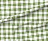 1' Checkered Gingham PolyPoplin Fabric by The Yard - 60 Inch Wide for Sewing, Quilting, Tablecloths, Curtains, Apparel, Crafting, DIY Projects