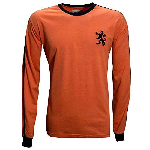 Camisa Holanda 1978 Liga Retrô Longa Laranja (M)