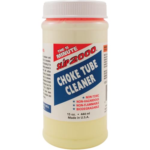 SLIP 2000 Choke Tube Cleaner, Removes Carbon and Plastic Wad Fouling from Barrels and Choke Tubes, 15oz.