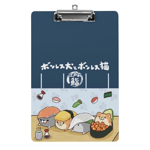 ボンレス犬猫 バインダー A4 クリップボード クリップファイル 事務用品 入職プレゼント ファイル 多機能 ファイルボード 伝票ホルダー 書類整理 会議パッド オフィス用品