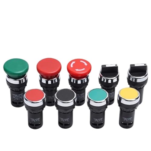 Bouton arret d urgence LA38-11 mecanisme 1NO1NC pour coupure securite 380V 10A