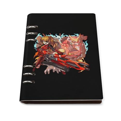 ノート 新世紀エヴァンゲリオン アスカ メモ帳 バインダーノート A5 6穴 90枚 てちょう ハードカバー メモ ンダー A5サイズ 横罫線 ??本 文房具 オフィス用品 ルーズリーフ 学生 キャンパス おしゃれ プレゼント 贈り物