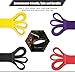 VEICK Resistance Bands for Working Out, Rubber Exercise Band Set for Men Women, Heavy Full Body Elastic Workout Bands Equipment for Home Fitness Gym, 4 PCS