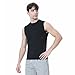 TopTie Men's 3 Pack Workout Tank Top, Compression Shirts Sleeveless, Athletic Muscle Vest for Gym-02#White/Grey/Black-XXL