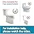 Ulinlo Pouly 2-Inch Flush Valve Replacement Kit with Chain and Flapper for 2-Piece Toilet | Includes Flush Valve, Fill Valve, Gasket, Bolts | Fits Kohler, American Standard, Aquasource and Most Brands