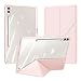 Produktbild MEFEPLPBZC Smart Folio Stand Case Geeignet for Samsung Galaxy Tab S10 Ultra 14,6 Zoll 2024 SM-X920 / X926, PU-Leder mit Auto Sleep(Pink)