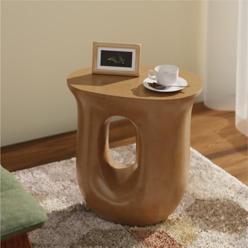 Table basse en ciment table d'appoint de salon et chambre