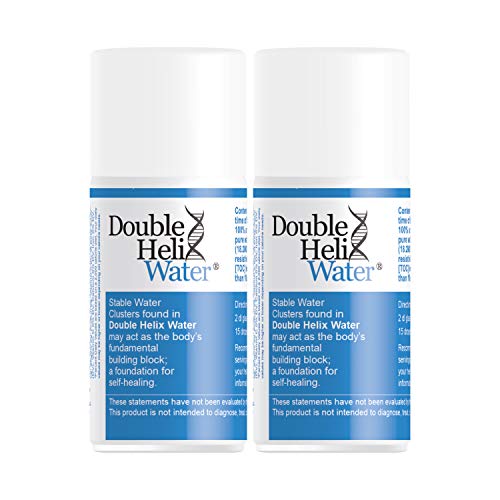 Double Helix Water (15 ml) 2 Pack - Immune Support, Anti Inflammation, Energy Supplement Water Drops Recovery Drink