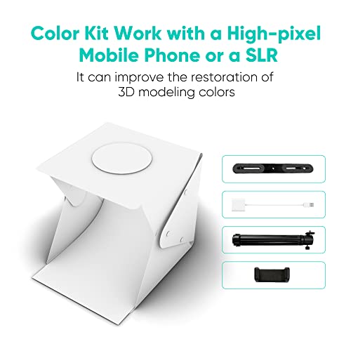 3DMakerpro Scanner 3D, Scanners de Modelo 3D Portáteis Mole para Impressão 3D, Precisão de 0,05 Mm,