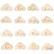 Greyoe 1 Set Meilensteinkarten Baby, Baby Meilensteinkarten,Baby Karten Meilensteine Meilensteinkarten Baby Holz, (Wolken- und Stern-Meilensteinkarte) Perfekte Deko für Babyfotos und Kinderzimmer