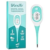 Wondfo Basal Body Thermometer for Ovulation – BBT Thermometer with Face Indicator, 60s Fast Reading...