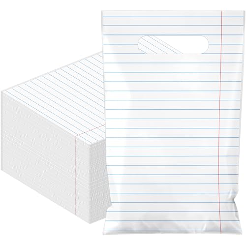 Sacs cadeaux plastique rentrée scolaire sachet bonbon friandise avec poignée Geyoga