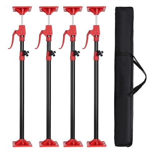 4 PCS Cabinet Jacks for Installing Cabinets, Adjustable Support Pole